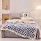 伊伊爱 TZ0TK02200139 /150*200cm 棋盘格系列保暖盖毯 (计价单位:件) 牛仔蓝