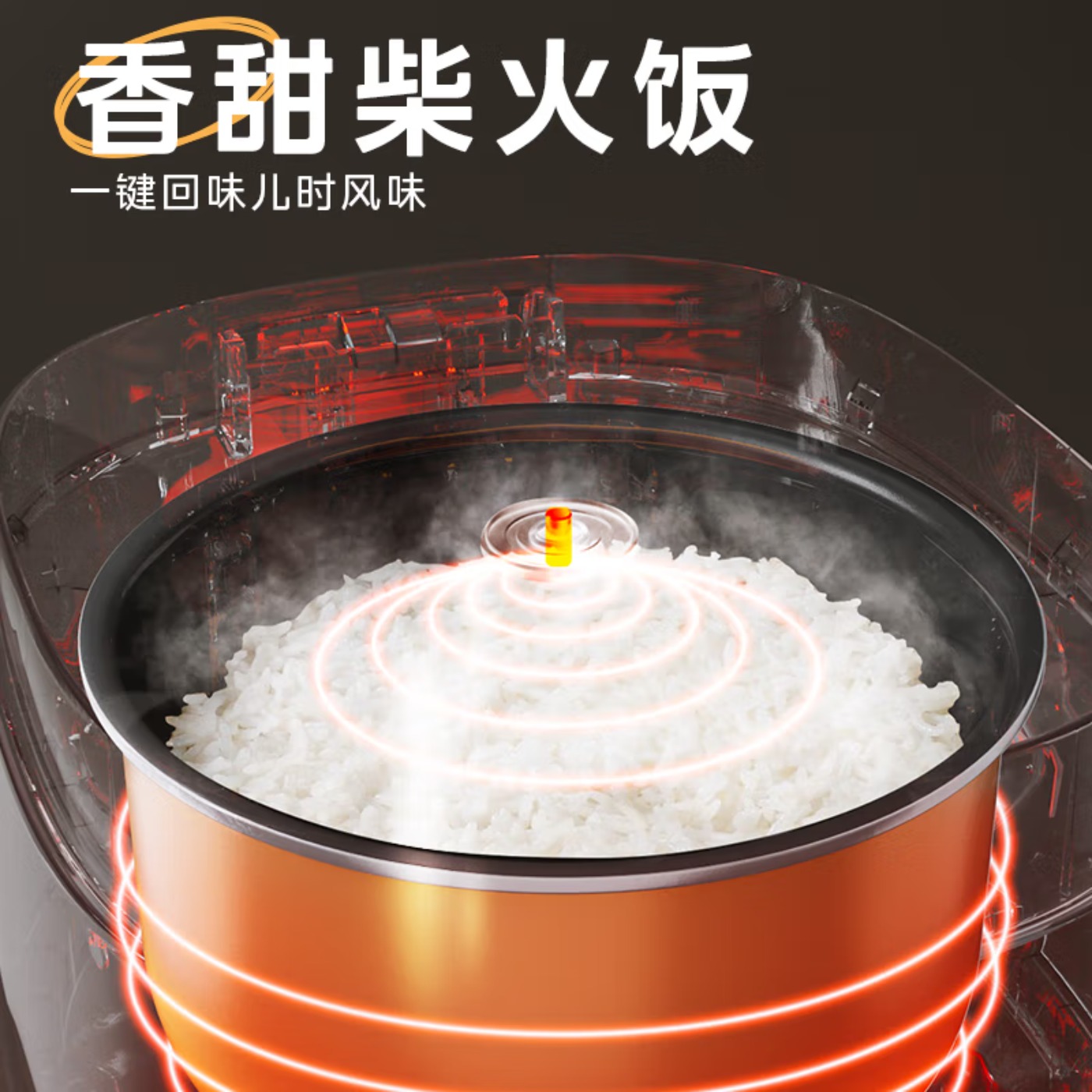 美的(Midea) 电饭煲 家用电饭锅智能预约多功能微压 可煮小米粥迷你小型1-2-4人煮饭锅电煮锅易清洗小巧机身 [性高清大图