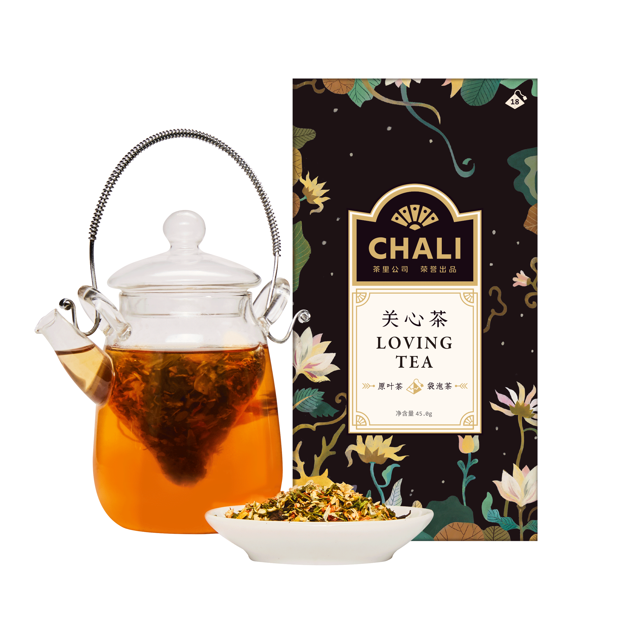 ChaLi 茶里 茶里 关心茶袋泡茶 盒装45g