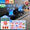 美的(Midea)燃气灶 5.0KW大火力防干烧钢化玻璃燃气灶一级能效灶具台嵌两用燃气灶JZT-Q36S(天然气)