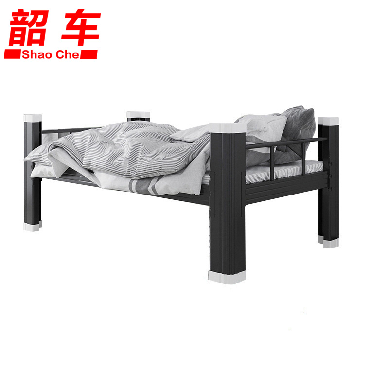 韶车床公寓床0.9m+床垫套高清大图