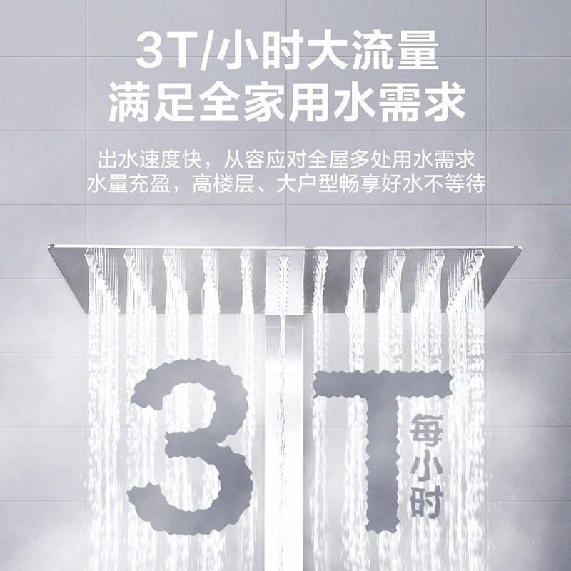 美的(Midea)前置过滤器 自动正反冲洗 智能家用净水器净水机[高端定制]QZBW20S-22
