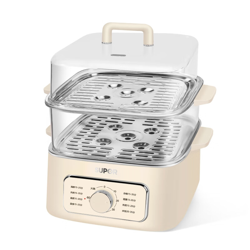 苏泊尔(SUPOR) 电蒸锅电煮锅9.3L电火锅家用电锅蒸包子锅电热锅三层大容量多用途锅多功能锅 ZN23FK30