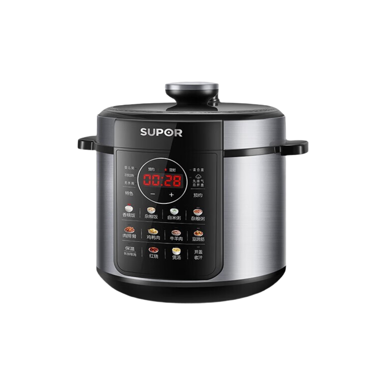 苏泊尔(SUPOR)深汤电压力锅 5升家用电高压锅高压一锅双胆深汤内胆大容量智能预约 SY-50YC9069
