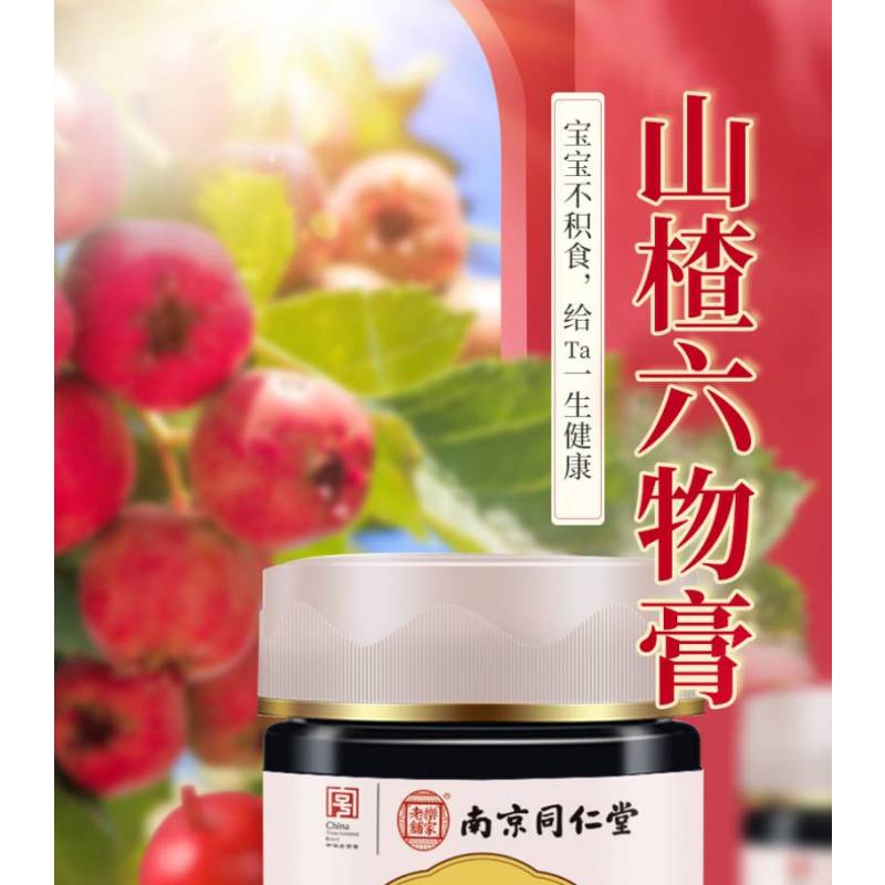 南京同仁堂樂家老舖山楂六物膏300g