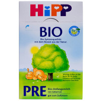 Hipp 德国喜宝 原装进口正品 婴幼儿有机奶粉 pre段 0-3月 600g 保质期20年12月及以后 保税区发货