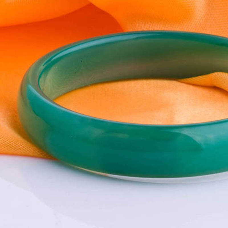 梦克拉Mkela 绿玛瑙手镯 幸福一生高清大图