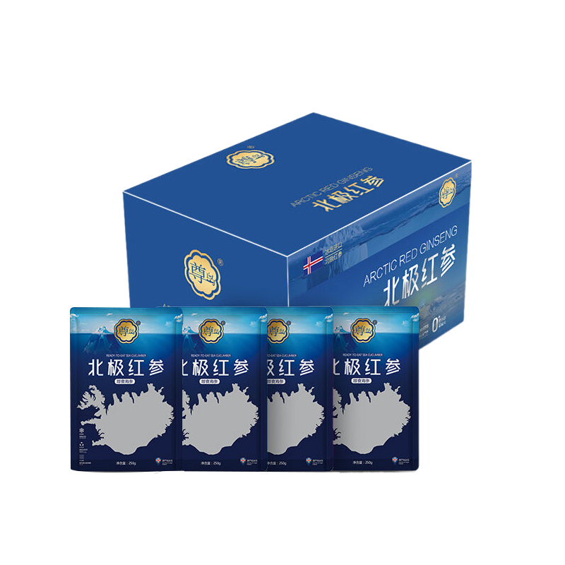 尊岛北极红参1000g