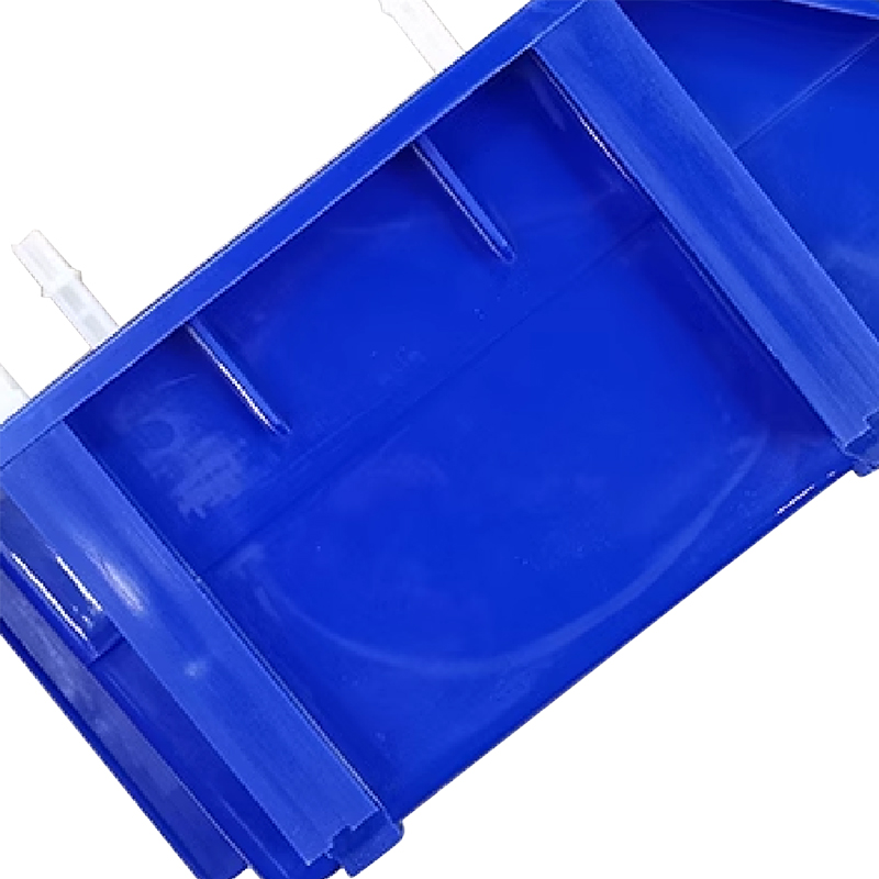 翌嘉 YJ4121779斜口组合式零件盒收纳分类货架型盒箱 蓝色 8只装 820*603*1070高清大图