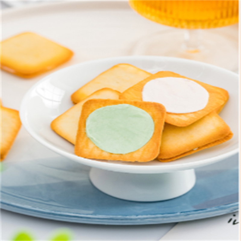 苏宁宜品港福樱花之恋夹心饼干多种口味果香居家办公网红休闲零食下午茶