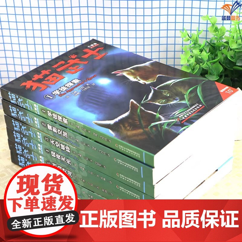 猫武士六部曲暗影幻象全6册风暴来袭正版动物小说陪伴孩子成长励志故事书籍8-12岁儿童冒险奇幻故事小学生三四五六年级课高清大图