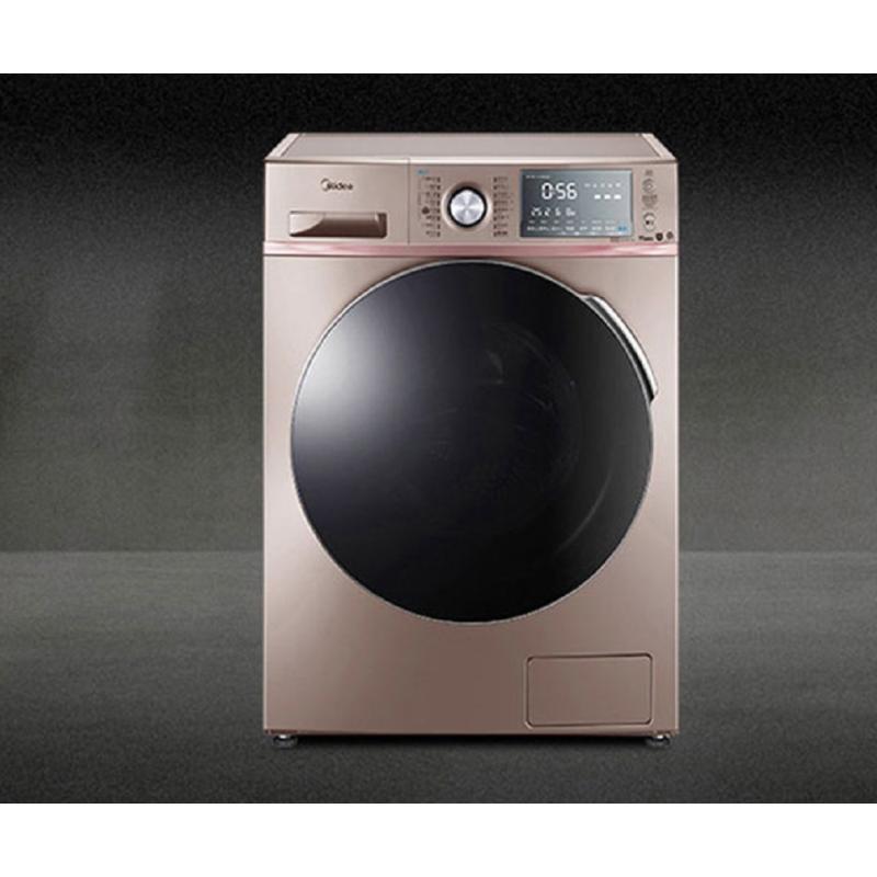 美的midea10公斤洗烘一体全自动变频烘干快净滚筒洗衣机md1001415ad