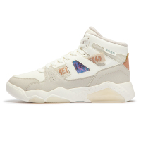 361°高帮板鞋冬季新款鞋子加绒保暖二棉鞋厚底增高运动鞋女鞋 羽毛白/燕麦奶 36码