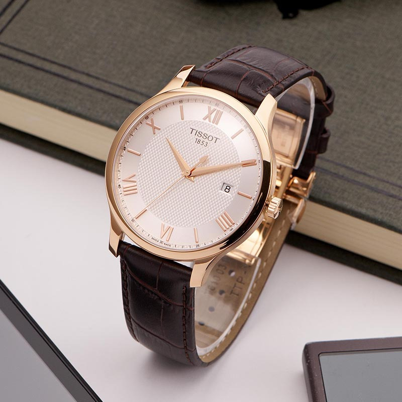 天梭(TISSOT)瑞士手表 俊雅系列石英男士手表T063.610.36.038.00