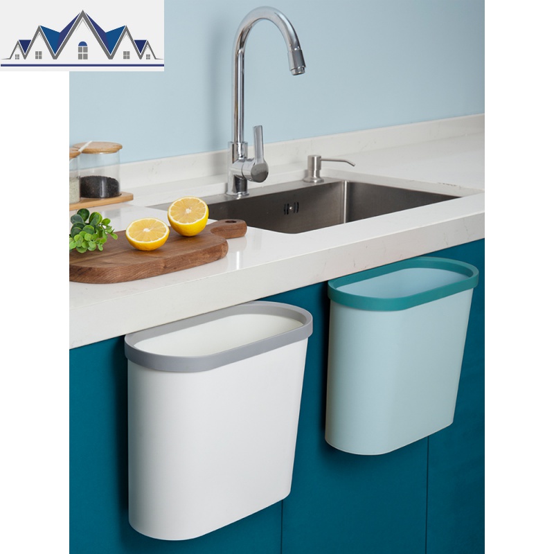 厨房垃圾桶橱柜悬挂式蔬菜果皮分类垃圾篓家用卫生间壁挂垃圾筒_29_551高清大图