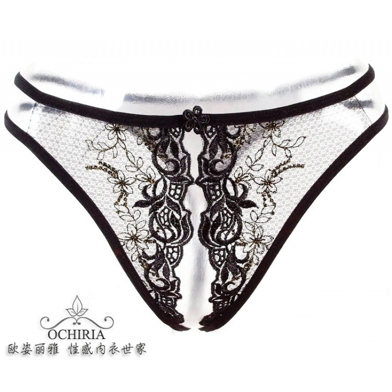 情趣内衣丁字裤开档T裤女性感免脱超薄透明视乳真人蕾丝套装骚
