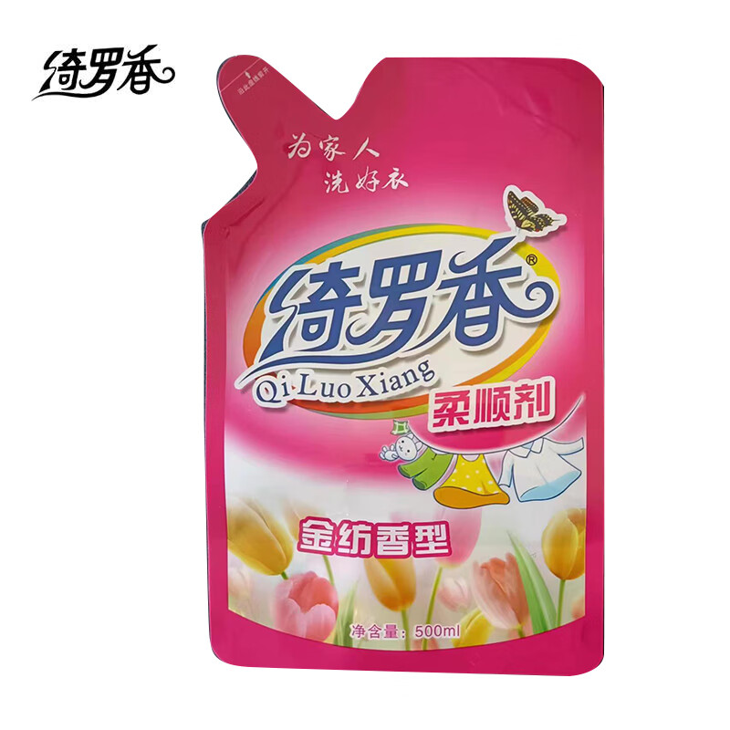 绮罗香 柔顺剂 500ml/袋高清大图