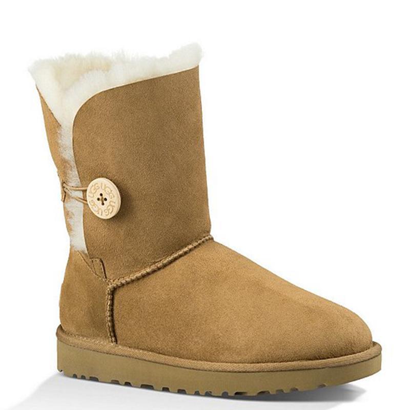 0中筒平跟女士保暖雪地靴女靴