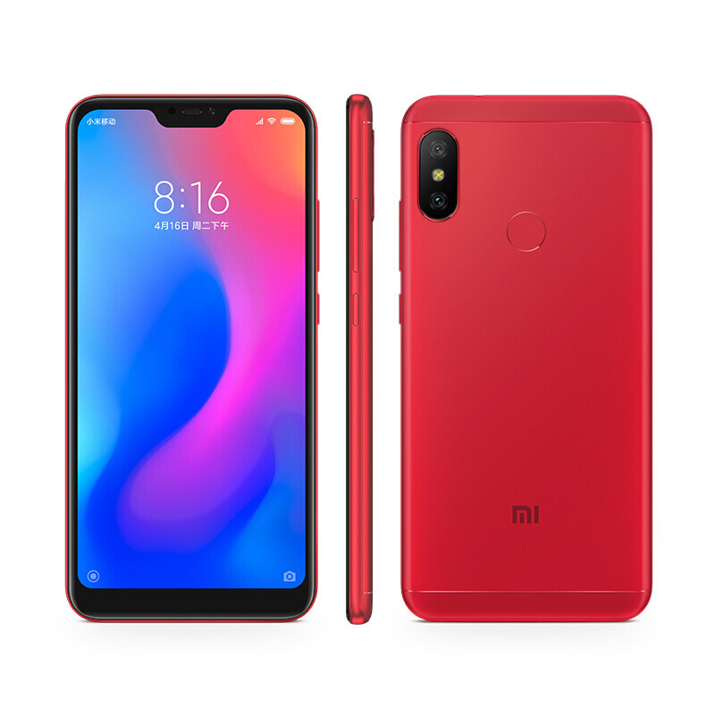 Xiaomi/小米 红米6 Pro 4GB+64GB 赤焰红 移动联通电信4G全网通手机