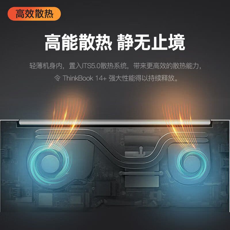 联想ThinkBook 14+ 14.5英寸商务办公轻薄便携金属笔记本电脑(锐龙标压R7-7840H 32G内存 1TB固态 RTX3050独立显卡 2.8K屏)图片