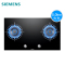 西门子(SIEMENS) 燃气灶嵌入式钢化玻璃面板5.0大火力双眼灶具(天然气)JZT-ER77F231MP