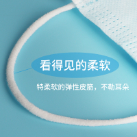 MaincareBio口罩一次性医用口罩100只装三层防护含熔喷布透气防尘防雾霾防飞沫灭菌口罩男女通用