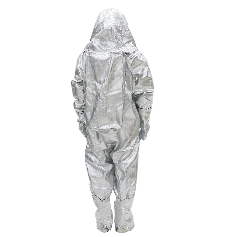 燕舞BD2TF4223105R2F连体式避火隔热服中号/大号(计价单位:套)银色