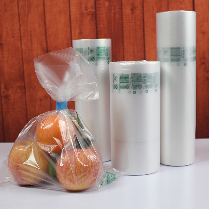 具岩 塑料白色食品袋 34*54cm 50个/把高清大图