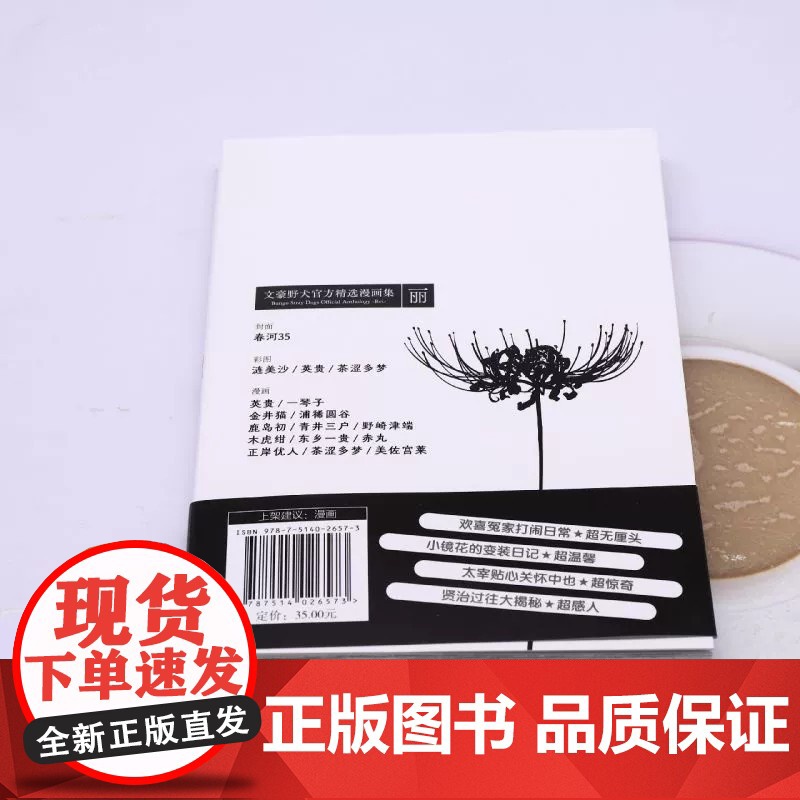 文豪野犬精选漫画集.丽 朝雾卡夫卡原作 春河35编绘 人气侦探推理漫画 天闻角川动漫高清大图