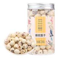 姚朵朵 磨皮莲子 去皮通芯莲白莲子无硫干货200g