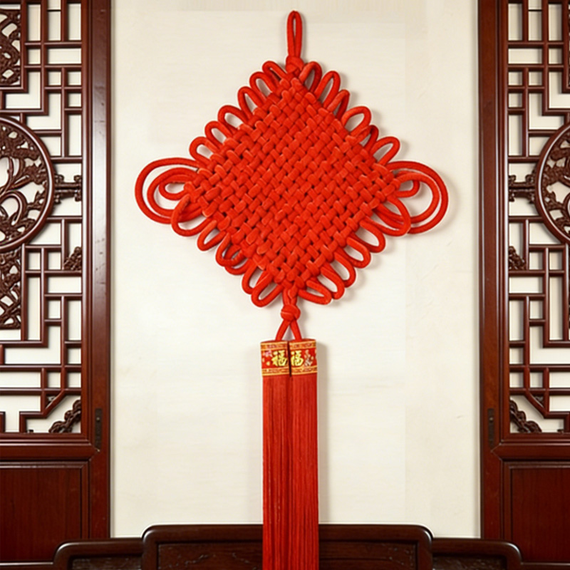 臻远 ZY-JQ07中国结挂件 1.5线16盘 730*1260mm (单位: 个) 红色高清大图