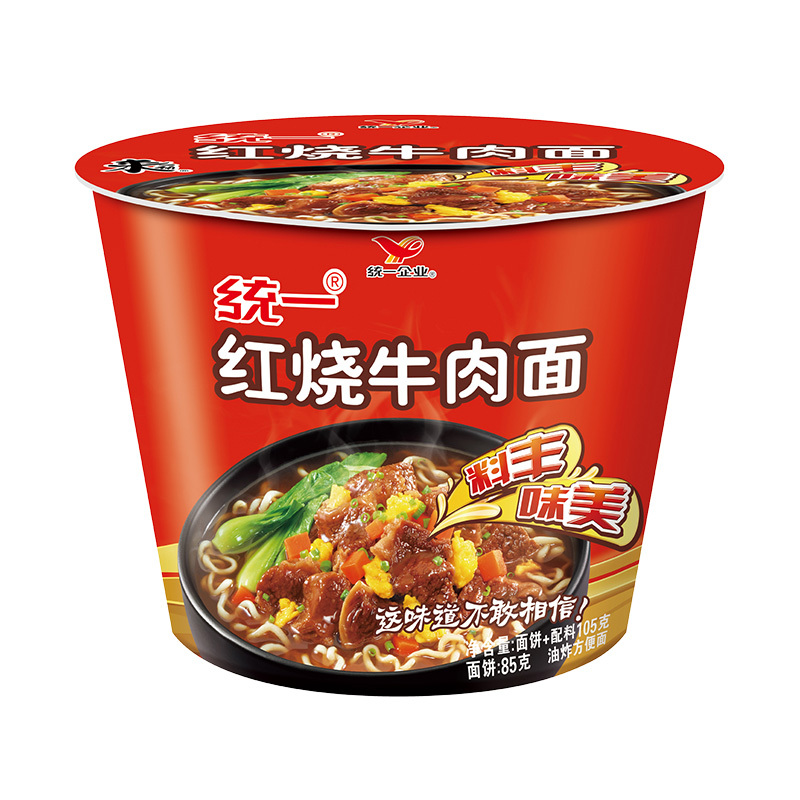 统一红烧牛肉面85g