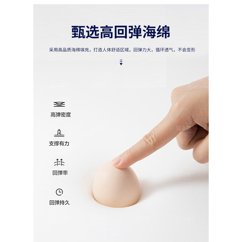 GS广圣床垫弹簧床垫席梦思床垫可定制 GCD51120一张高清大图