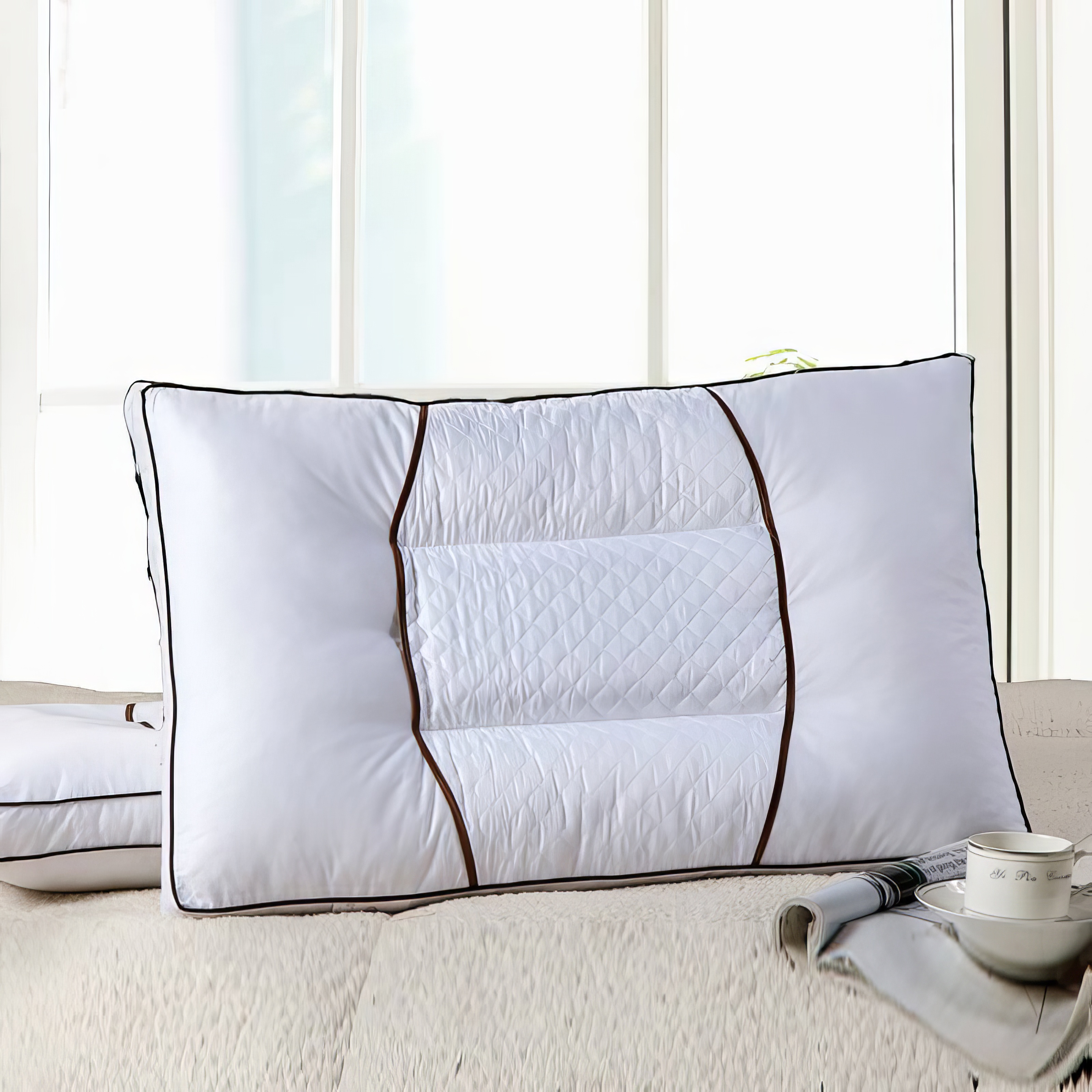 江小果 决明子枕芯花草枕全棉单人枕头护 48*74cm 只高清大图