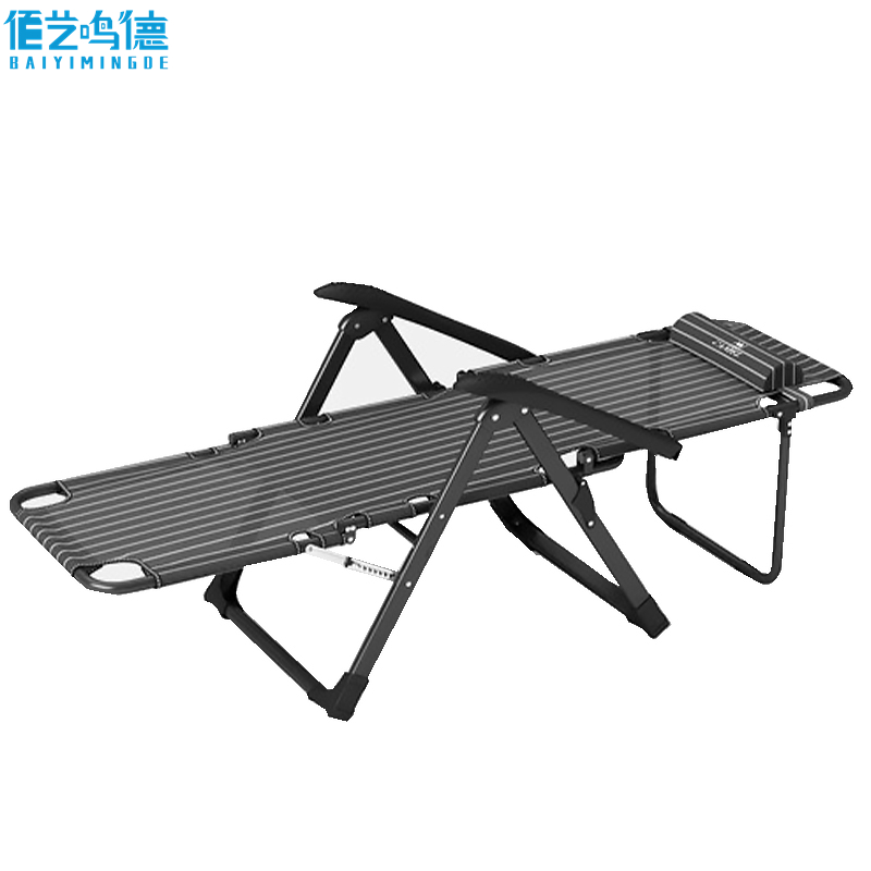 佰艺鸣德 午休折叠床 条纹张高清大图