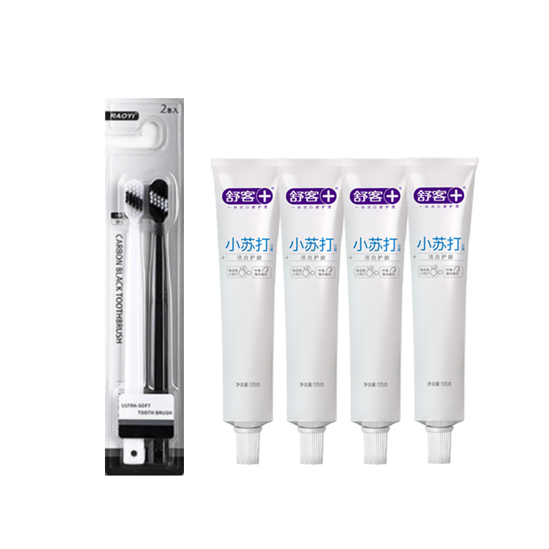 舒客(Saky) 小苏打牙膏洁白护龈牙膏 105g*4支