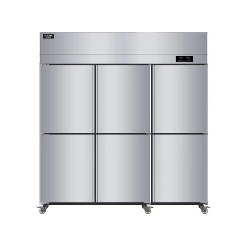 澳柯玛 vf-1500g6 六门全冷冻厨房冰箱 冷藏冷冻双温冰柜立式冰箱