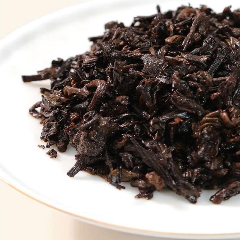 大益普洱茶 云涧隐翠碧357g隐秀(熟)高清大图