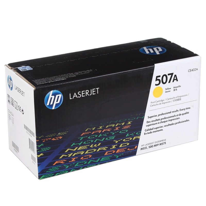 惠普(HP)CE402A 507A 黄色原装 LaserJet 硒鼓 (适用LaserJet M551n/M575