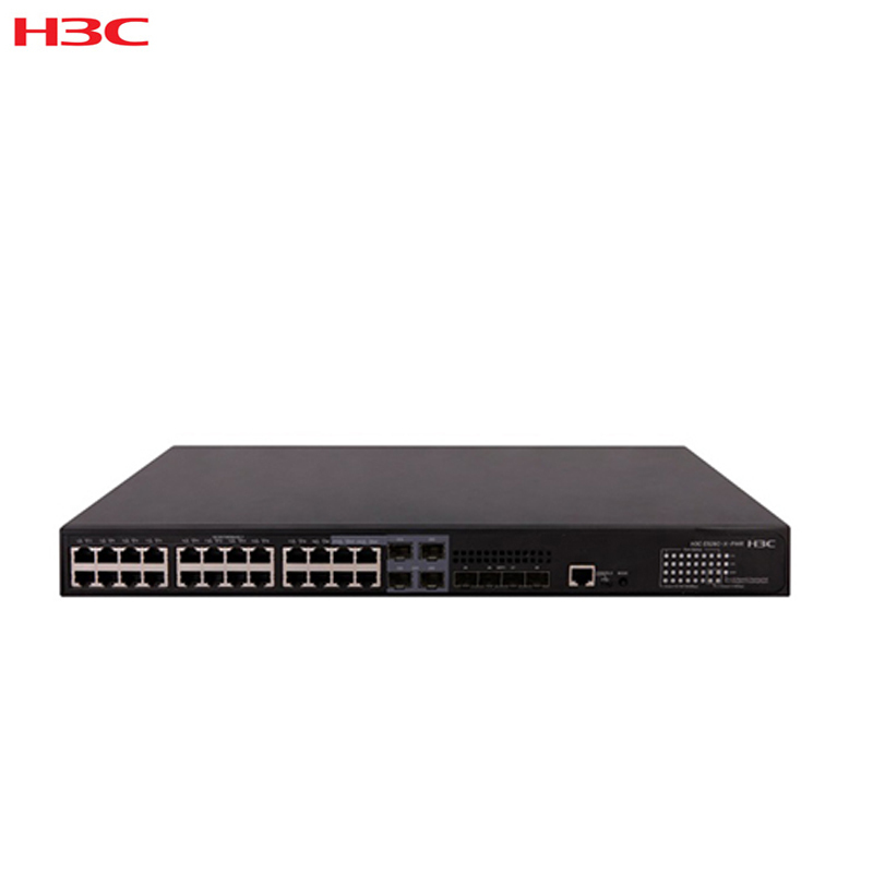 华三(H3C)E528C-PWR L2以太网交换机主机 2个单模千兆光模块