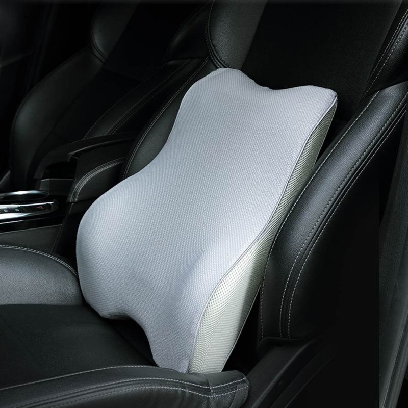 8h记忆绵人体工学头枕腰靠