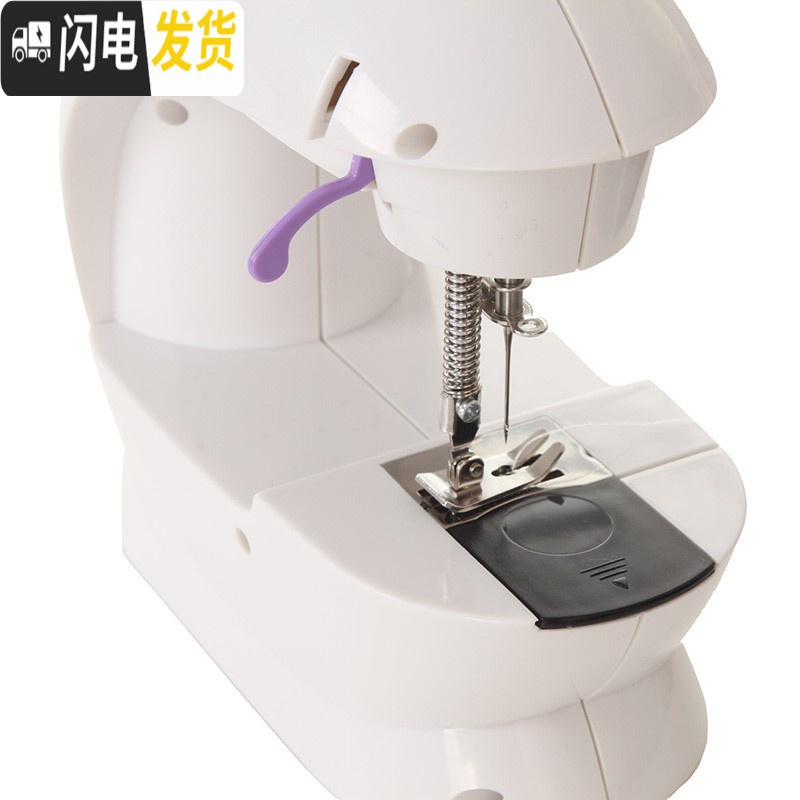 三维工匠轻便奶奶缝衣服裤子女生迷你合租网红家用电动缝纫机小型 无灯+33