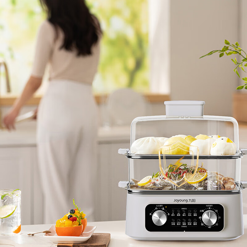 九阳(Joyoung)电蒸锅多功能家用电热锅电火锅多档火力调节 16L DZ150HG-GZ616高清大图