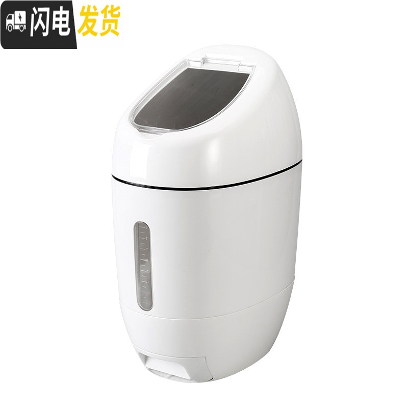 三维工匠米桶家用20斤防虫防潮密封装米桶拉抽式自动出米储米箱计量米缸盒收纳桶高清大图