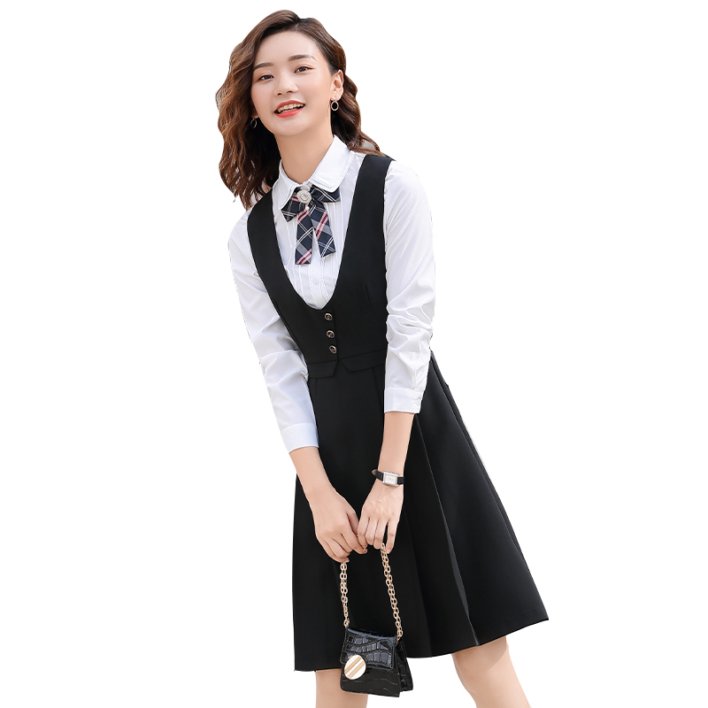 艳如飞幼师服装女幼儿园老师园服工作服面试职业套装教师衣服秋冬