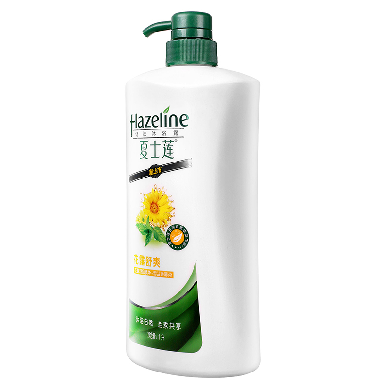 夏士莲 健肤沐浴露 花露舒爽1L(单位:瓶)