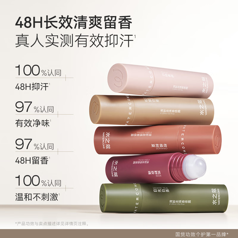 水之蔻(watercome) 清新走珠香体露柑橘树夏20ml(2023版)高清大图