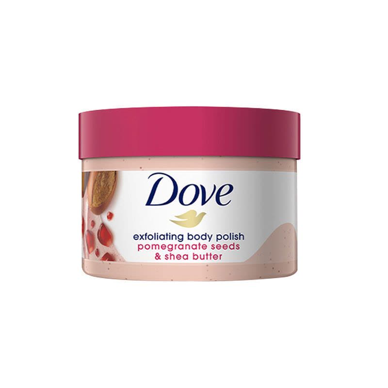 多芬磨砂膏冰淇淋Dove身体嫩白全身去鸡皮去角质石榴籽保湿滋润女 石榴籽磨砂膏298g(美版)*1图片
