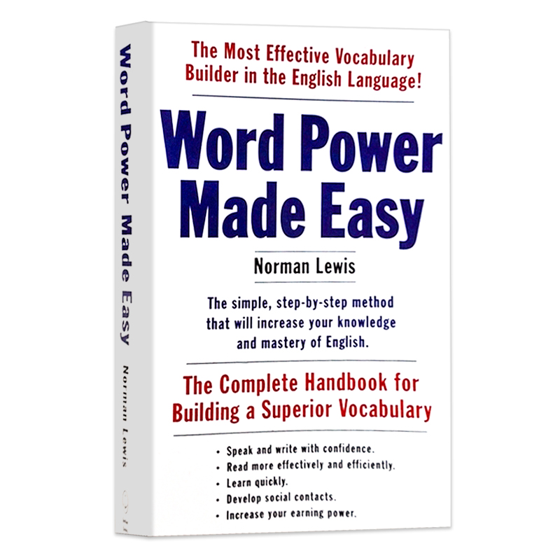 韦氏字根词根词典 [正版]单词的力量 Word Power Made Easy 英文原版 英语单词学习方法工具书 可搭m高清大图
