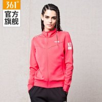 361°卫衣女士新款女士开襟运动卫衣休闲跑步健身透气361°女士装